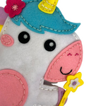 APLI Krapli - APLI Krapli Sewyourself Felt Toy Kit Unicorn Precut Felt Stuffing Thread & Safe Needle Ages 6+
