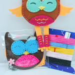 APLI Krapli - APLI Krapli Sewyourself Felt Toy Kit . Sewing A Bag Toy And Keychain Owl Precut Felt Stuffing Thread & Safe Needle Ages 6+