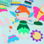 APLI Krapli - APLI Krapli Sewyourself Felt Toy Kit The Little Fairy And Friends Precut Felt Stuffing Thread & Safe Needle Ages 6+