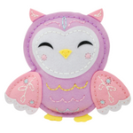 APLI Krapli - APLI Krapli Sewyourself Felt Toy Kit Owl Precut Felt Stuffing Thread & Safe Needle Ages 6+