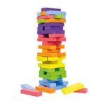 Igroteco Wooden Colorful Balancing Tower — Made in Ukraine