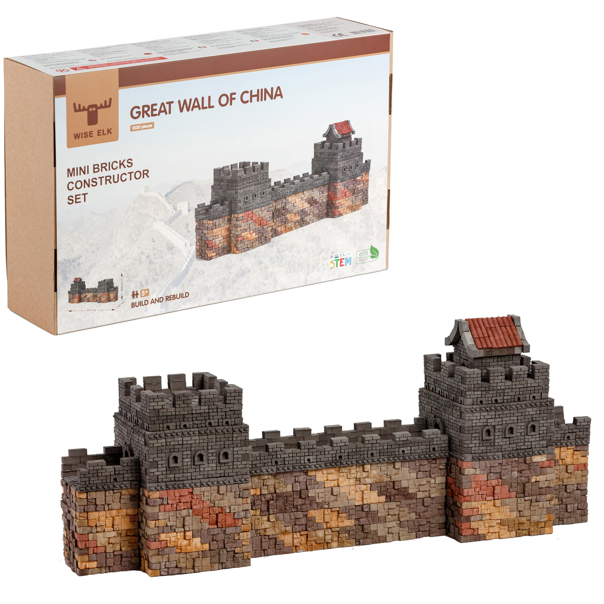 Wise Elk STEM World Architecture Kit – Great Wall of China | 1530