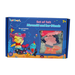APLI Krapli - APLI Krapli Sewyourself Felt Toy Kit The Little Mermaid And Friends Precut Felt Stuffing Thread & Safe Needle Ages 6+