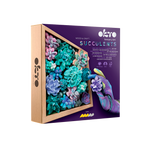 OKTO Sensory Art 3D Woodcraft “Tenderness” – Succulent Craft Kit