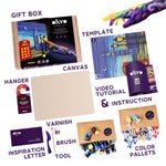 OKTO 3D Clay Painting — London City  (≈16×12 in) — Ages 14+