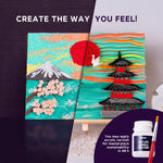 OKTO 3D Clay Painting — Japan  (≈16×12 in) — Ages 14+