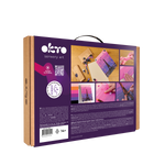 OKTO 3D Clay Painting — Paris Skyline  (≈16×12 in) — Ages 14+