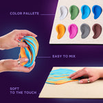 OKTO 3D Clay Painting — Santorini  (≈16×12 in) — Ages 14+
