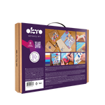 OKTO 3D Clay Painting — Santorini  (≈16×12 in) — Ages 14+