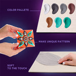 OKTO 3D Clay Painting — Tiles Mudejar Fusion (≈16×12 in) — Ages 14+