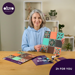OKTO 3D Clay Painting — Tiles Mudejar Fusion (≈16×12 in) — Ages 14+