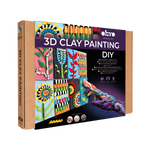 OKTO 3D Clay Painting — Tiles Patchwork Garden (≈16×12 in) — Ages 14+