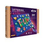 OKTO 3D Clay Painting — Lettering Fun (≈16×12 in) — Ages 14+