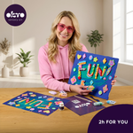 OKTO 3D Clay Painting — Lettering Fun (≈16×12 in) — Ages 14+