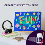 OKTO 3D Clay Painting — Lettering Fun (≈16×12 in) — Ages 14+