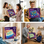 OKTO 3D Clay Painting — Lettering Fun (≈16×12 in) — Ages 14+