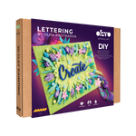 OKTO 3D Clay Painting — Lettering Create (≈16×12 in) — Ages 14+