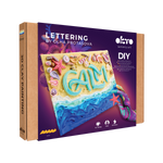 OKTO 3D Clay Painting — Lettering Calm (≈16×12 in) — Ages 14+