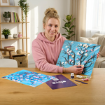 OKTO 3D Clay Painting — "Branches with Almond Blossom"  (≈16×12 in) — Ages 14+