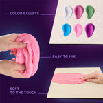 OKTO 3D Clay Painting — Window collection Pink Morning (≈16×12 in) — Ages 14+