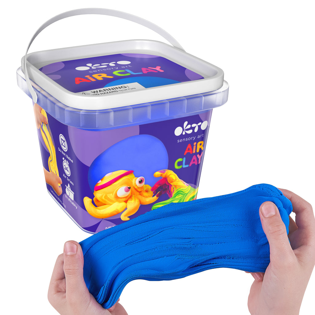 OKTO School Supplies Air Clay – “Blue” (30 fl oz)