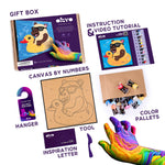 OKTO Clay-by-Numbers Kit – “Capybara” (11.4” x 11.4”)