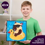 OKTO Clay-by-Numbers Kit – “Capybara” (11.4” x 11.4”)