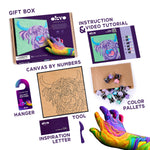 OKTO Clay-by-Numbers Kit – “Irish Cow” (11.4” x 11.4)