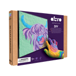 OKTO Clay-by-Numbers Kit – “Irish Cow” (11.4” x 11.4)