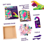 OKTO Little Worlds — Unicorn — Foam Air‑Dry Clay Wooden Art Kit (~8.3″ Square) — Ages 8+ (Copy)