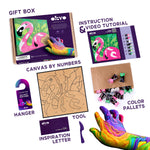 OKTO Clay-by-Numbers Kit – “Pink Flamingo” (11.4” x 11.4)