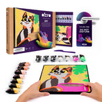 OKTO Clay by Numbers — Funny Cat — (~11.4×11.4 in) — Ages 5+