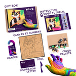 OKTO Clay by Numbers — Funny Cat — (~11.4×11.4 in) — Ages 5+