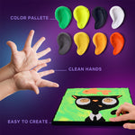 OKTO Clay by Numbers — Black Cat — (~11.4×11.4 in) — Ages 5+