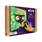 OKTO Clay by Numbers — Black Cat — (~11.4×11.4 in) — Ages 5+
