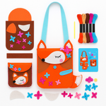 APLI Krapli - APLI Krapli Sewing Patterns Bag & Keychain Fox Printable Templates Materials Not Included Ages 10+