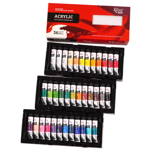 ROSA Studio Acrylic Paint Set -36x10 ml, Tubes