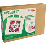 ROSATalent: Eco-Friendly Cotton Ecobag Coloring Kit – Peonies (220 GSM, 38x42 cm)