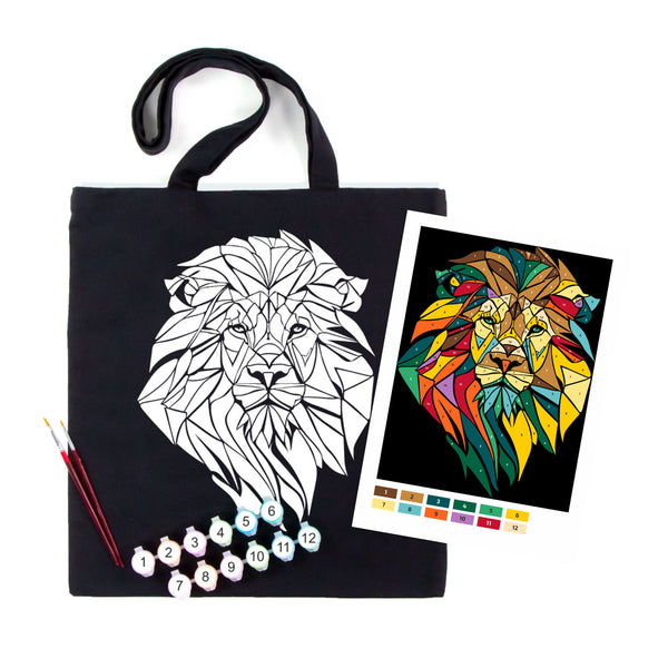 ROSATalent: Eco-Friendly Cotton Ecobag Coloring Kit – Tropical Leaves