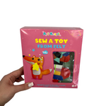 APLI Krapli - APLI Krapli Sewyourself Felt Toy Kit Toy Fox Precut Felt Stuffing Thread & Safe Needle Ages 6+