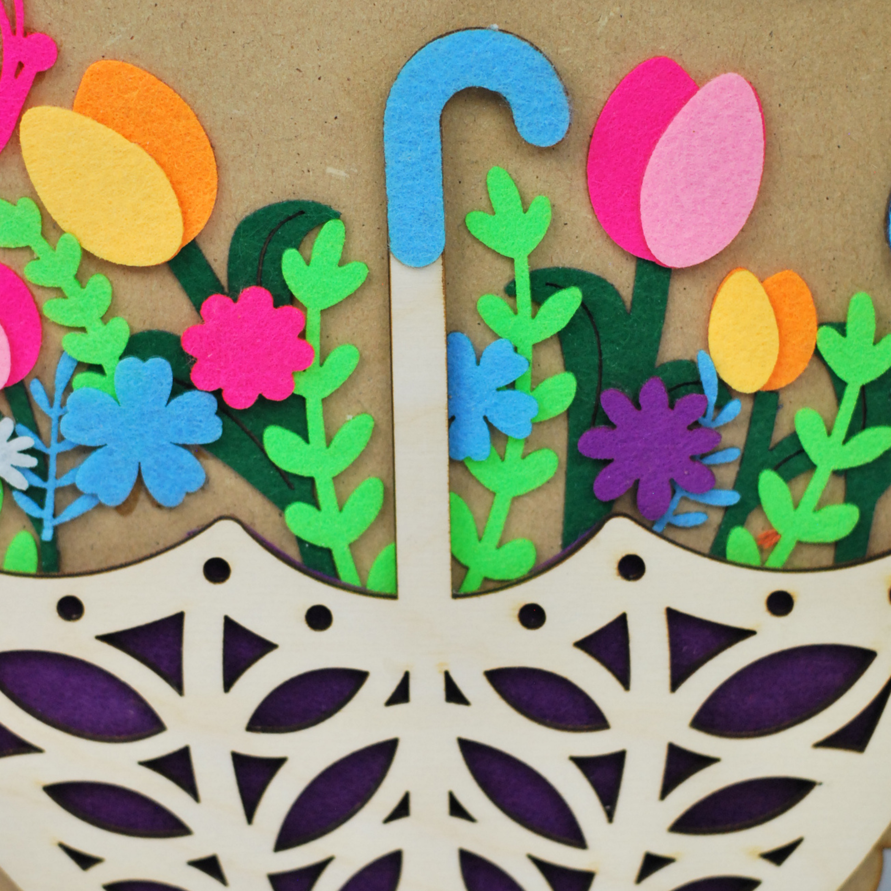 APLI Krapli - APLI Krapli Felt Applique Kit Love Kids Sewing Craft Precut Felt & Safe Needle Ages 6+