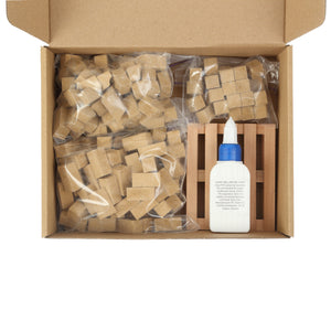 STEM Building Bricks Kit – Set 6 with Pallet | Wise Elk Educational Toy