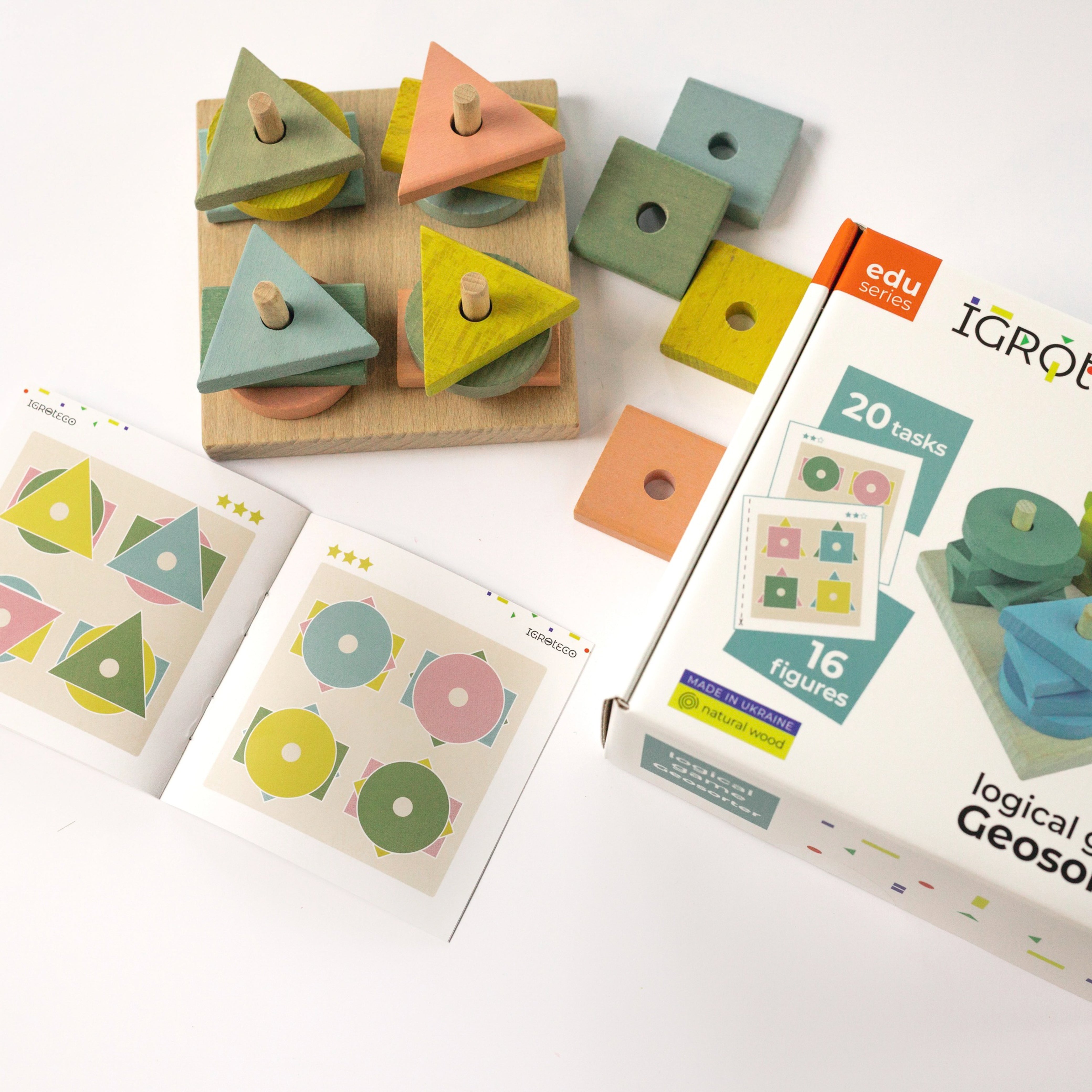Igroteco Wooden Geosorter — Made in Ukraine