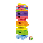 Igroteco Wooden Colorful Balancing Tower — Made in Ukraine