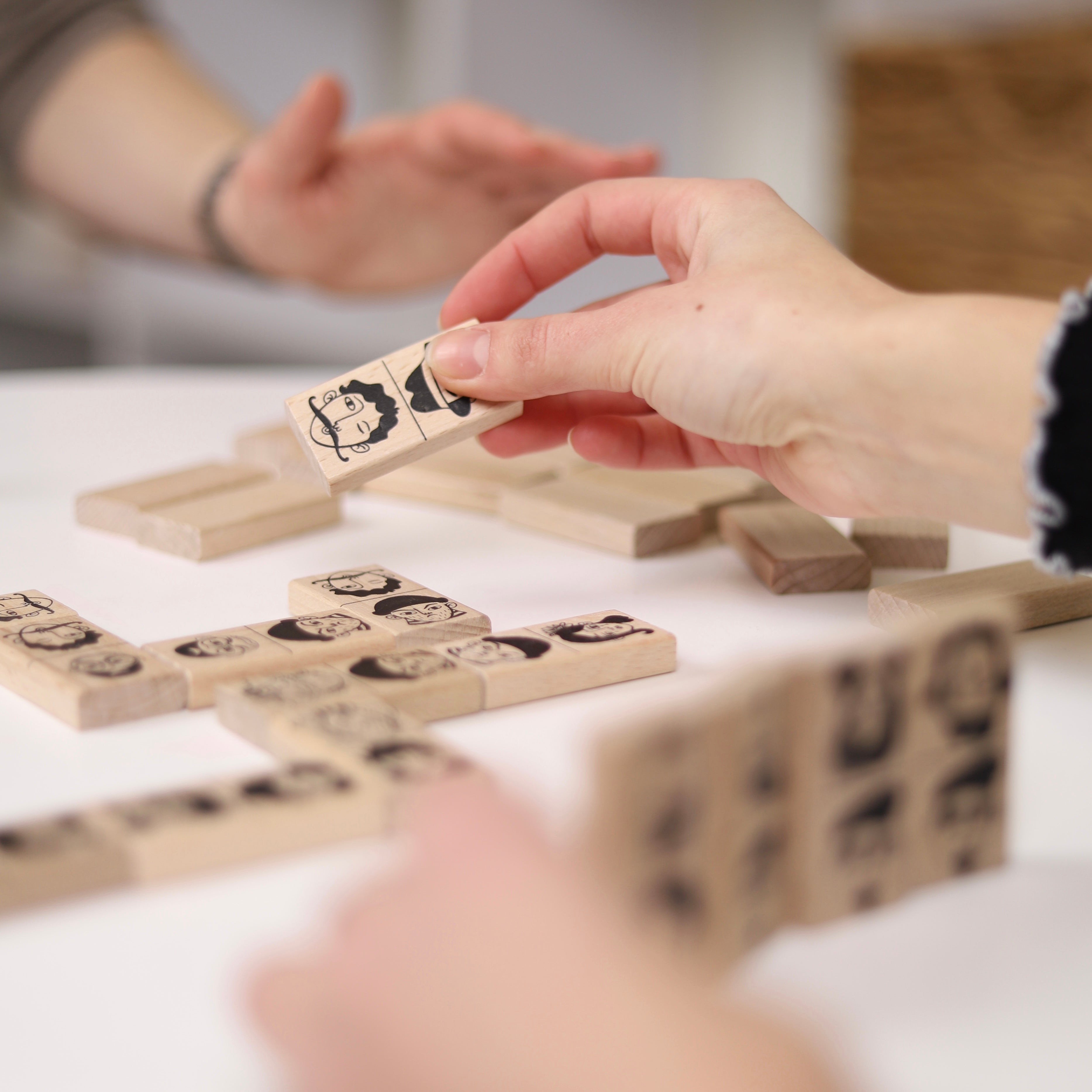 Igroteco Wooden Domino "Characters" 45 pcs — Made in Ukraine