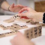 Igroteco Wooden Domino "Characters" 45 pcs — Made in Ukraine