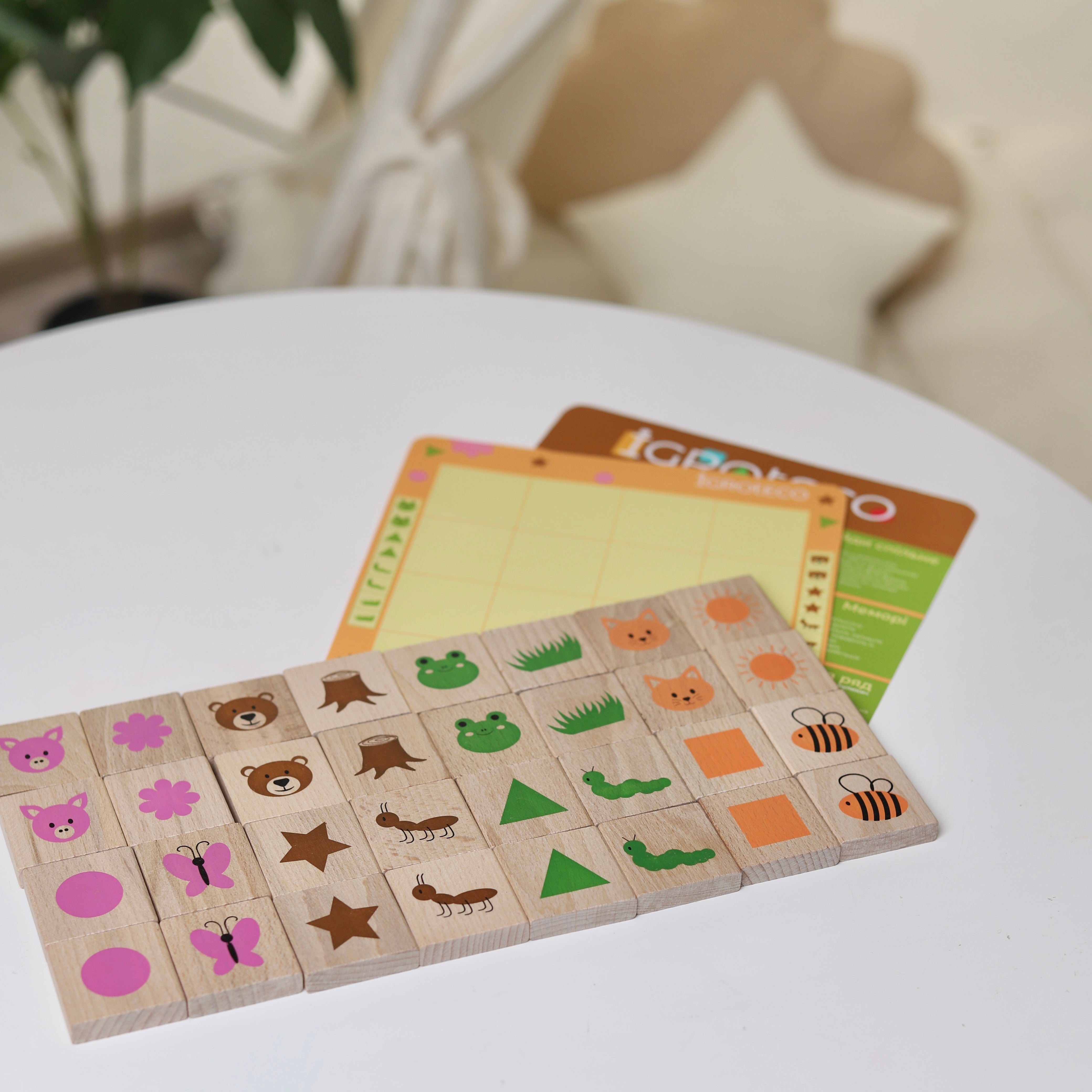 Igroteco Wooden Memory 32 pcs — Made in Ukraine