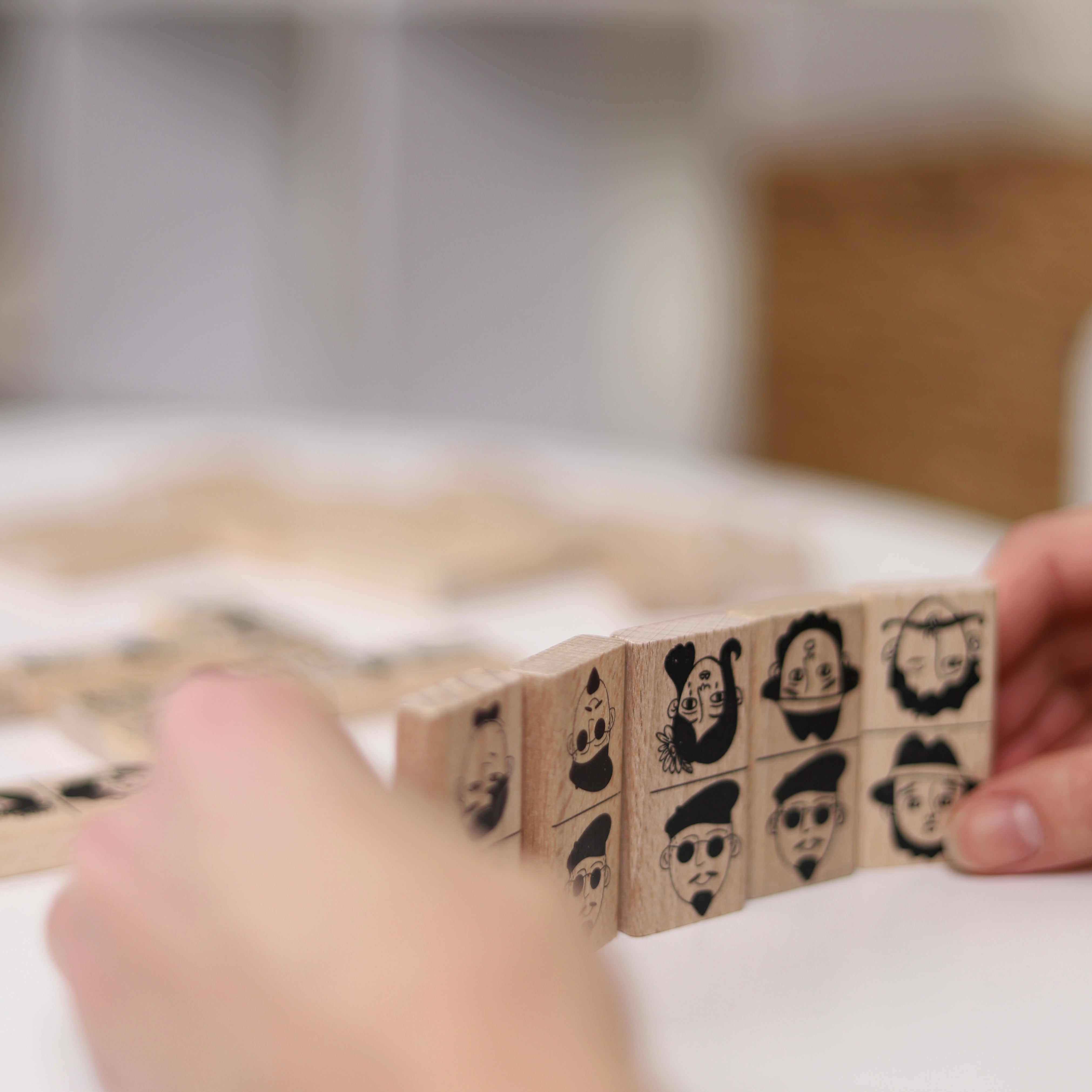 Igroteco Wooden Domino "Characters" 45 pcs — Made in Ukraine