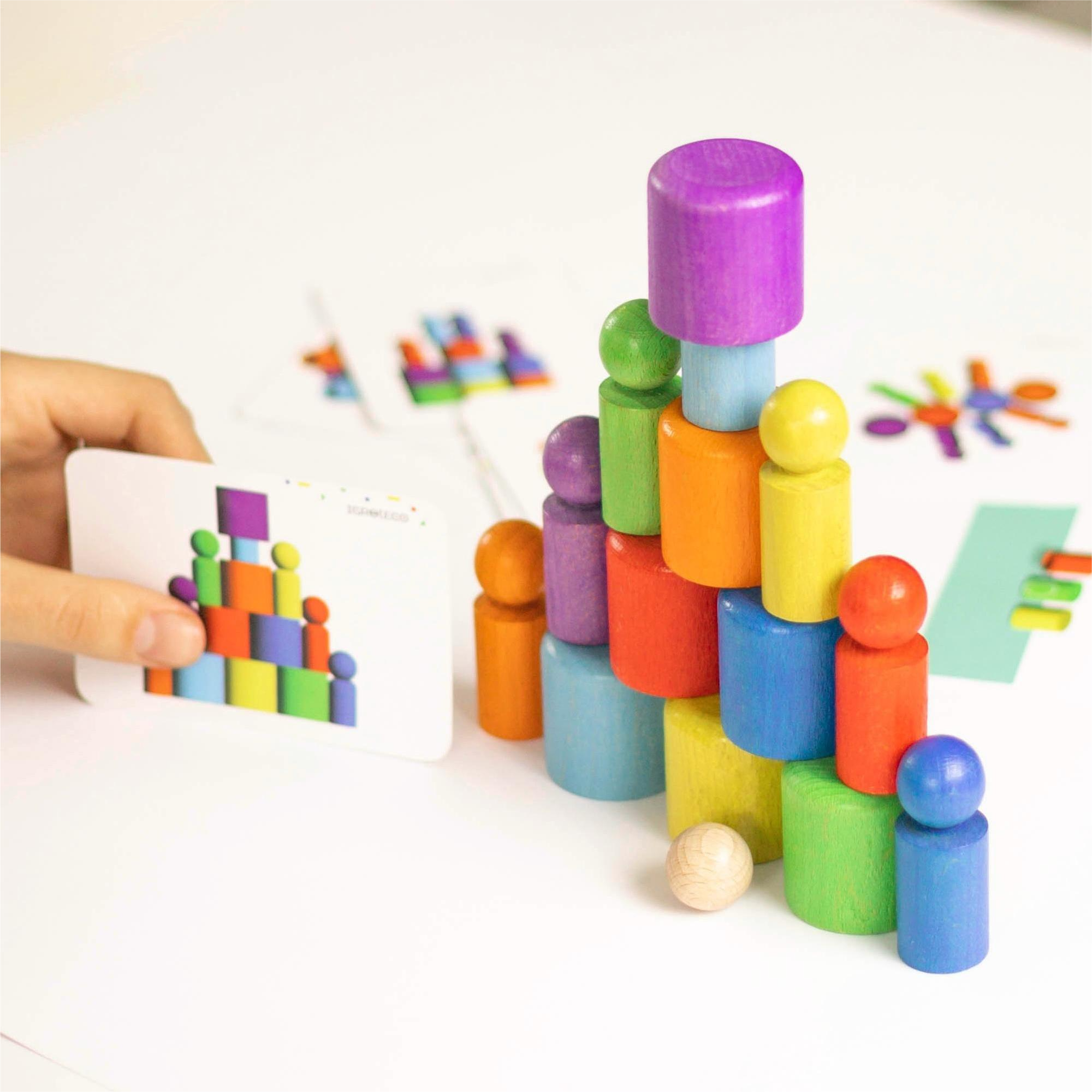 Igroteco Wooden Wooden Rainbow Sorter — Made in Ukraine