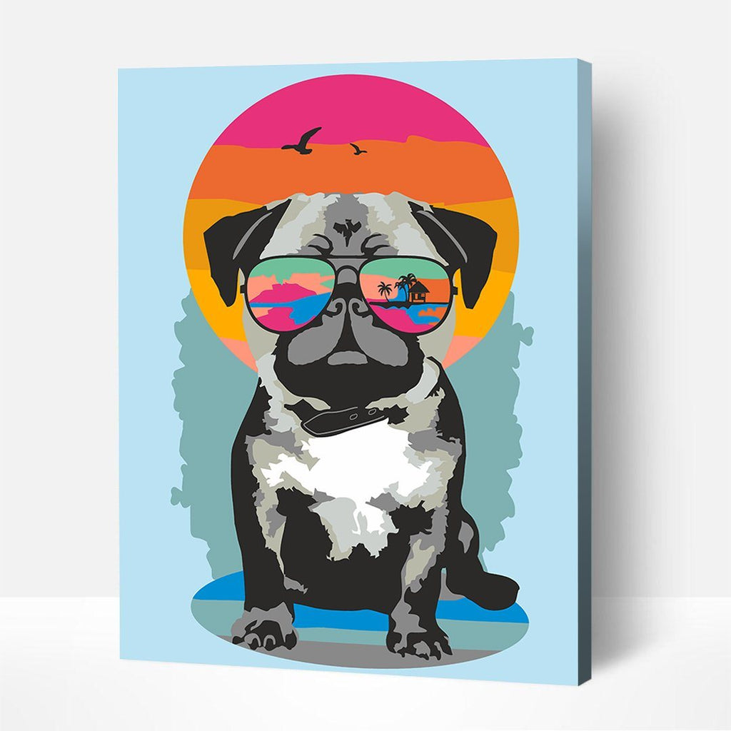 Pug on Vacation